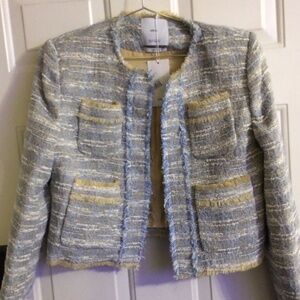 MNG Tweed Jacket – Italian Fabric – Size Medium
